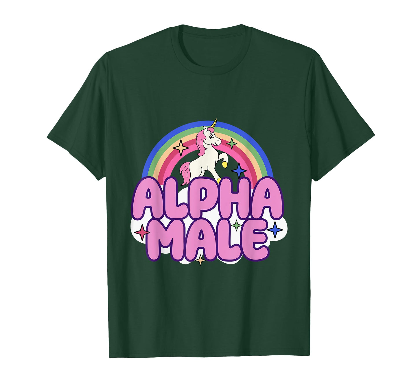 Alpha Male Unicorn Funny T-Shirt