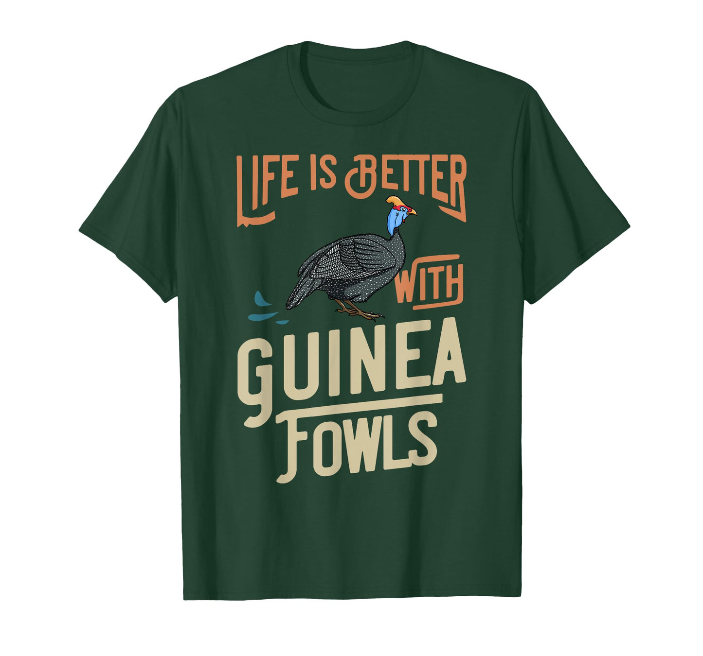 Guinea Fowl Gift Chicken Hen Farmer T-Shirt