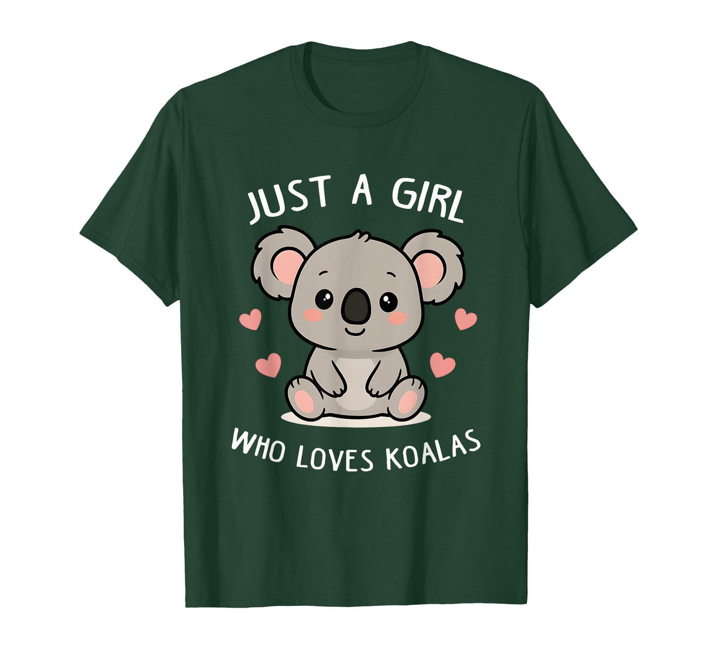 Just a Girl who Loves Koalas Cute Funny Koala Gift Women T-Shirt