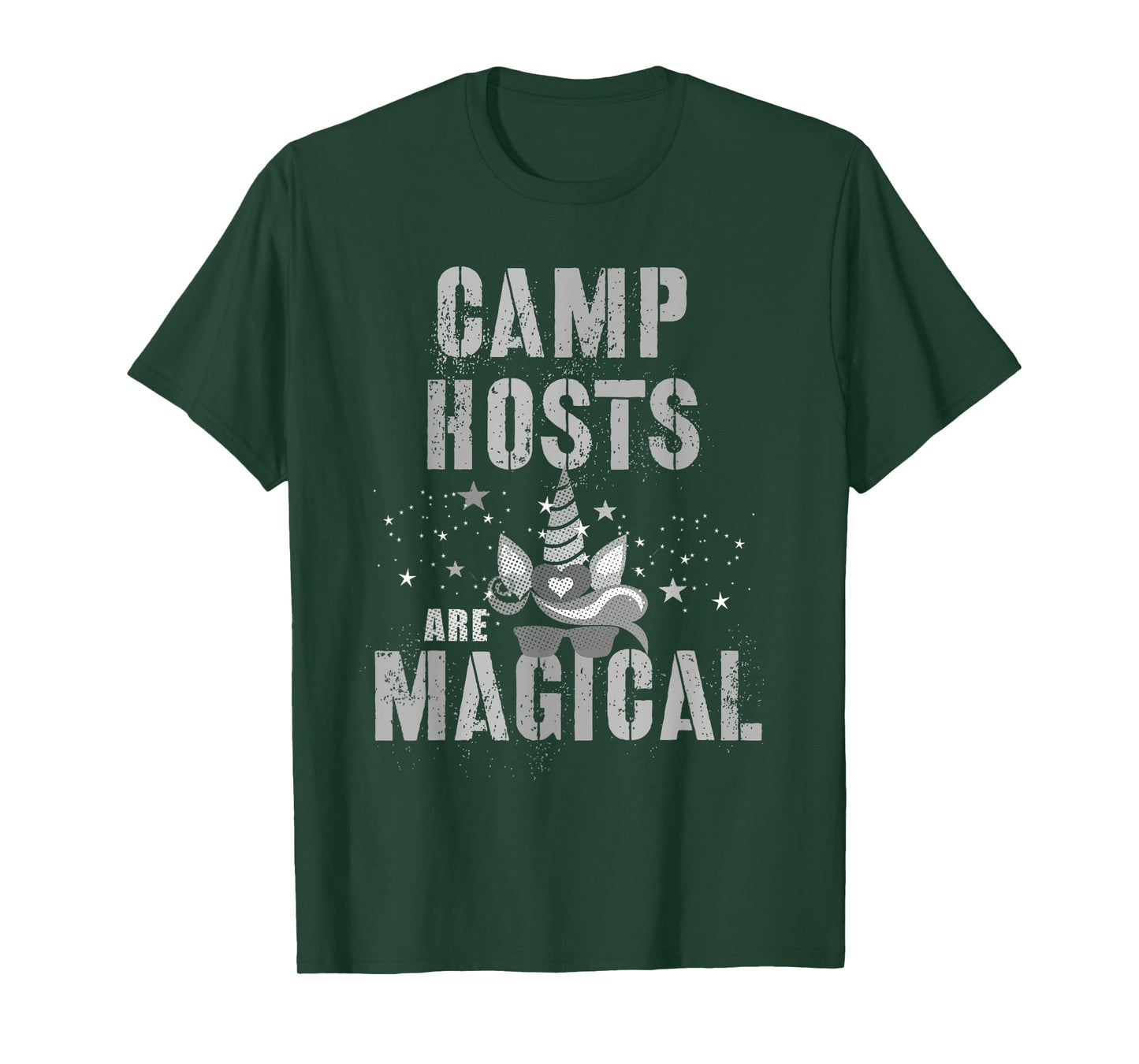 Funny CAMP HOSTS ARE MAGICAL Host I'm Unicorn Cool Mythical T-Shirt