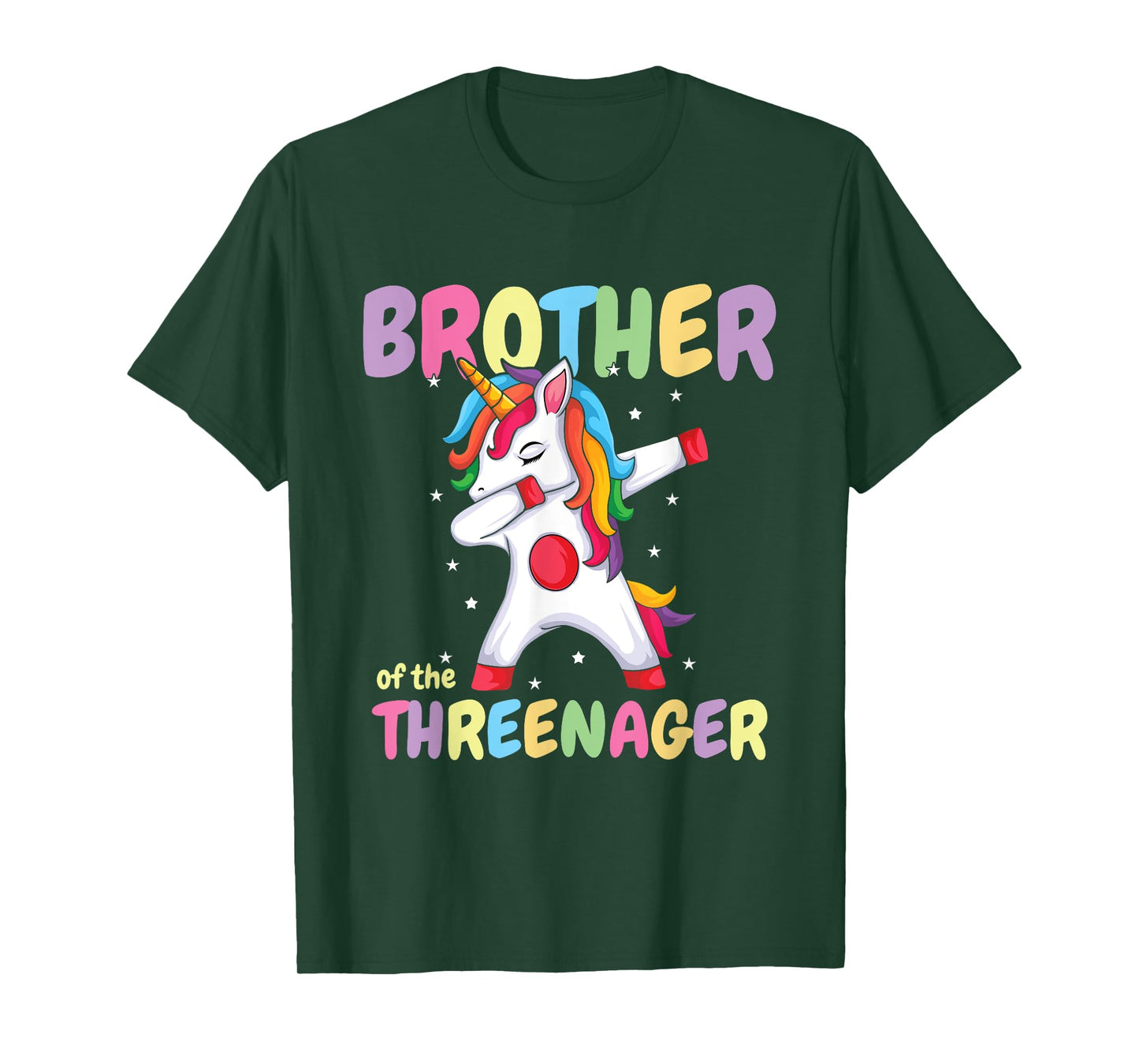 Brother Of The Threenager Birthday 3 Years T-Shirt