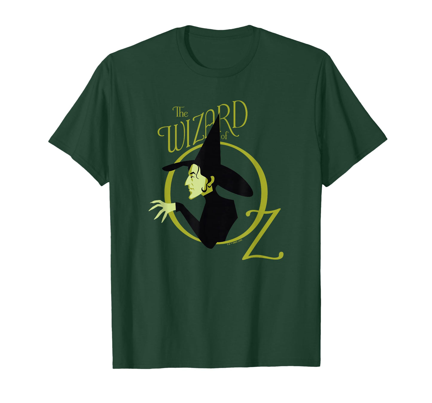 The Wizard of Oz Wicked Witch Silhouette Vintage Profile T-Shirt