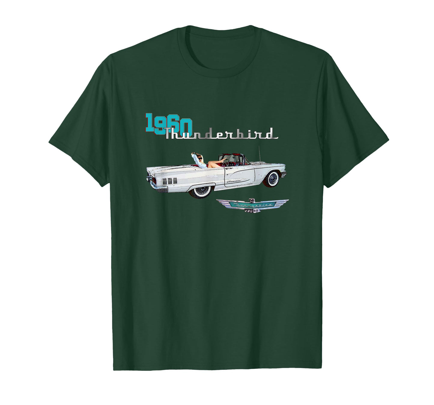 CLASSIC CARS, 1960'S, 1960 THUNDERBIRDS, CONVERTIBLES T-Shirt