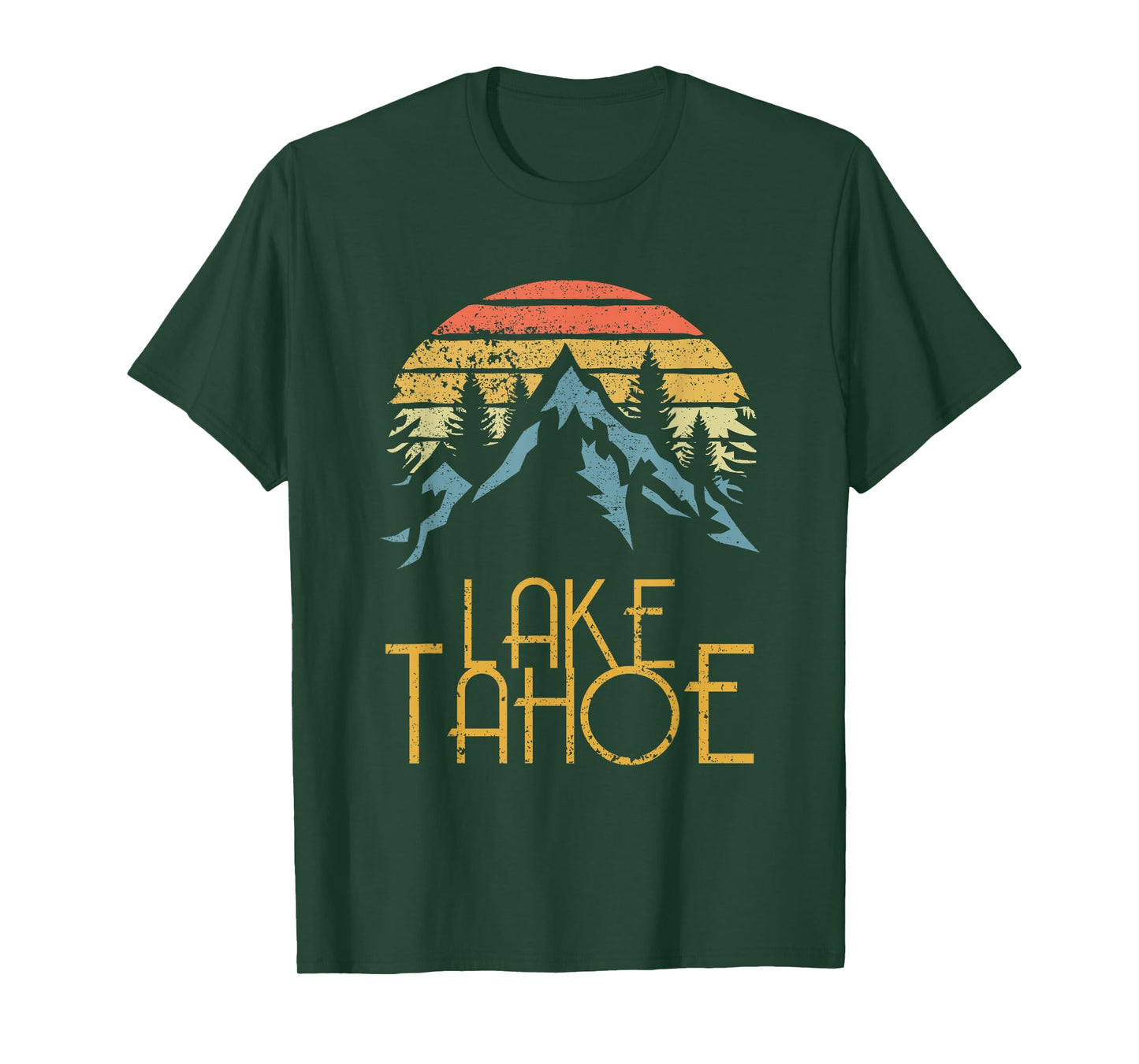 Vintage Lake Tahoe California Nevada Retro T Shirt T-Shirt