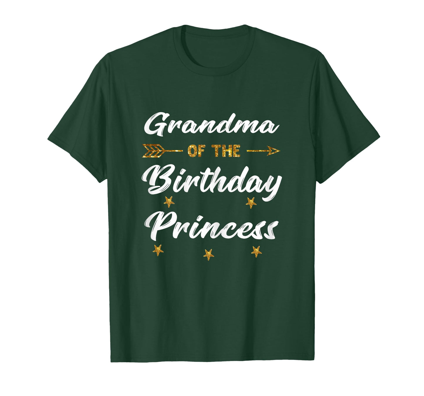 Grandma Of The Birthday Princess Girl Matching Family Party T-Shirt