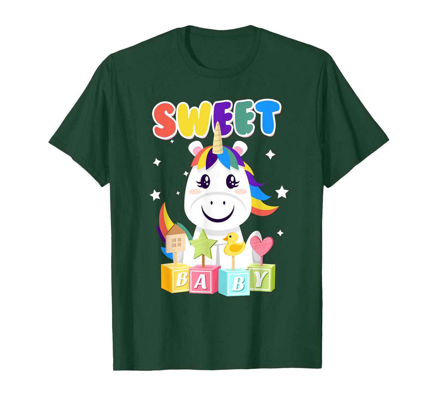 ABDL Ab DL Unicorn Rainbow Cute Baby DDLG T-Shirt