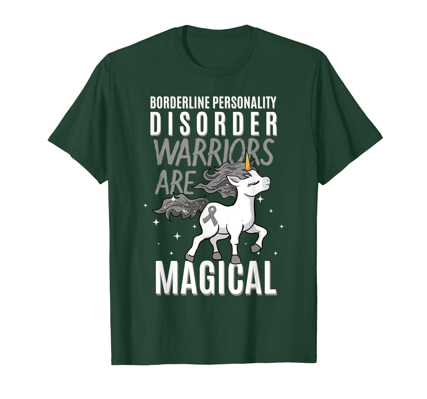 Borderline Personality Disorder Warrior EUPD Unicorn Lover T-Shirt