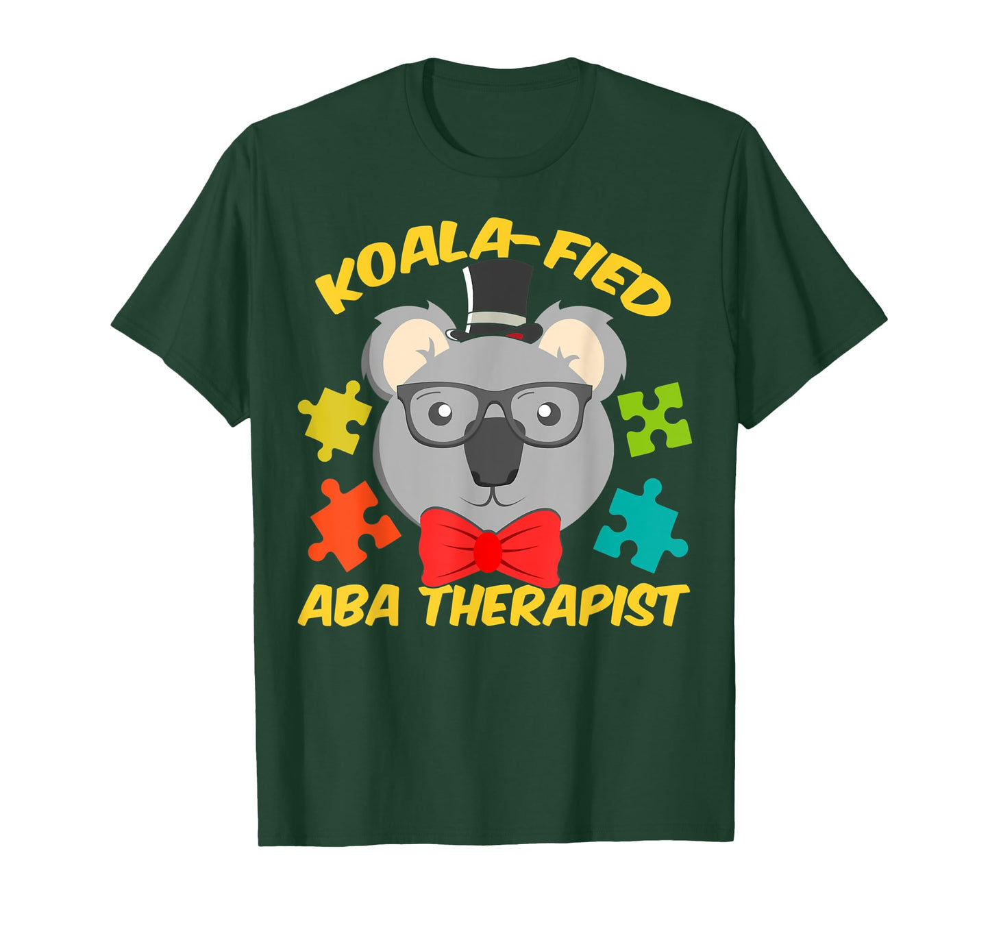 ABA Therapist Fun Koala-fied Autism Therapy T-Shirt