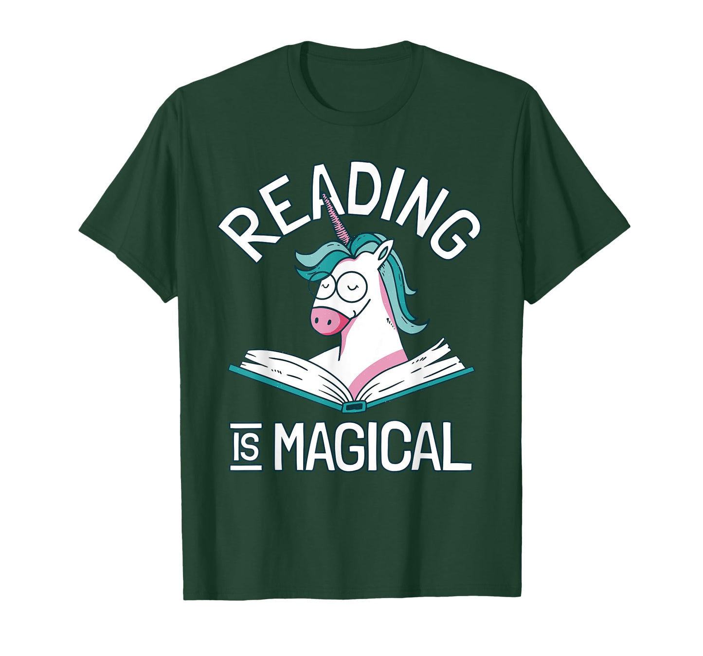 Unicorn Reading Is Magical - Booklover T-Shirt