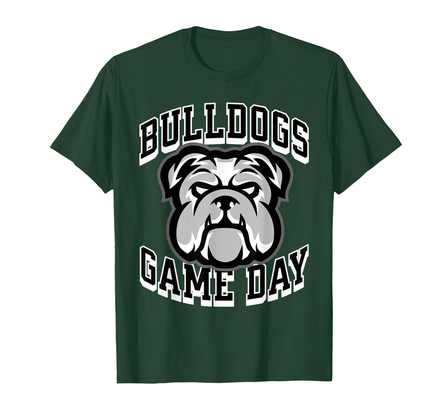 Bulldogs Game Day Sports Baseball Football Print Mom Dad T-Shirt