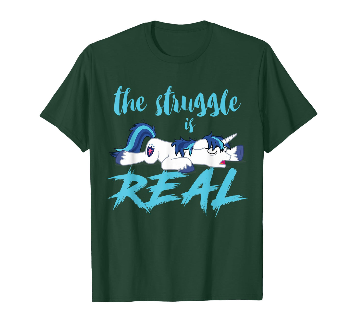 The Struggle Is Real Unicorn T-Shirt T-Shirt