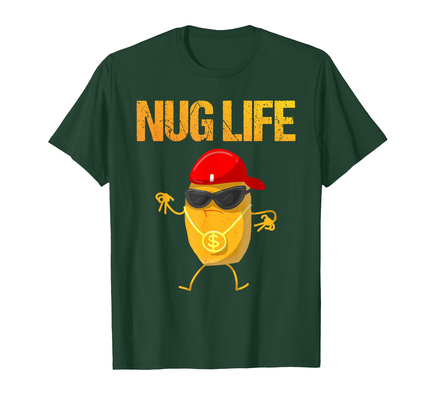 Cool Chicken Nugget Art For Boys Kids Chicken Nugget Lover T-Shirt