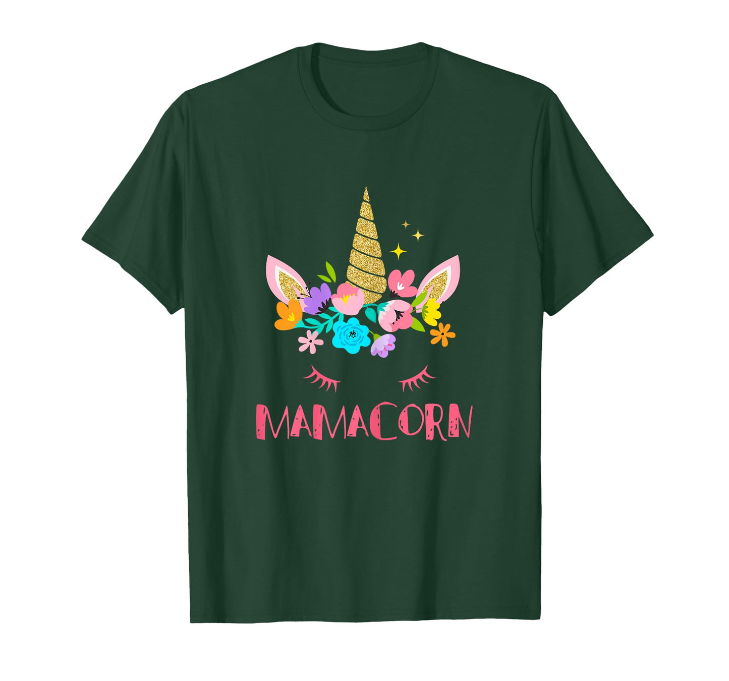 Funny Mamacorn Unicorn Costume Mom Mother's Day T-Shirt T-Shirt