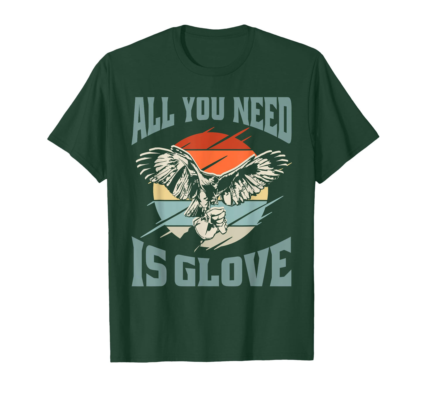Falconry Hawk Glove Falcon T-Shirt