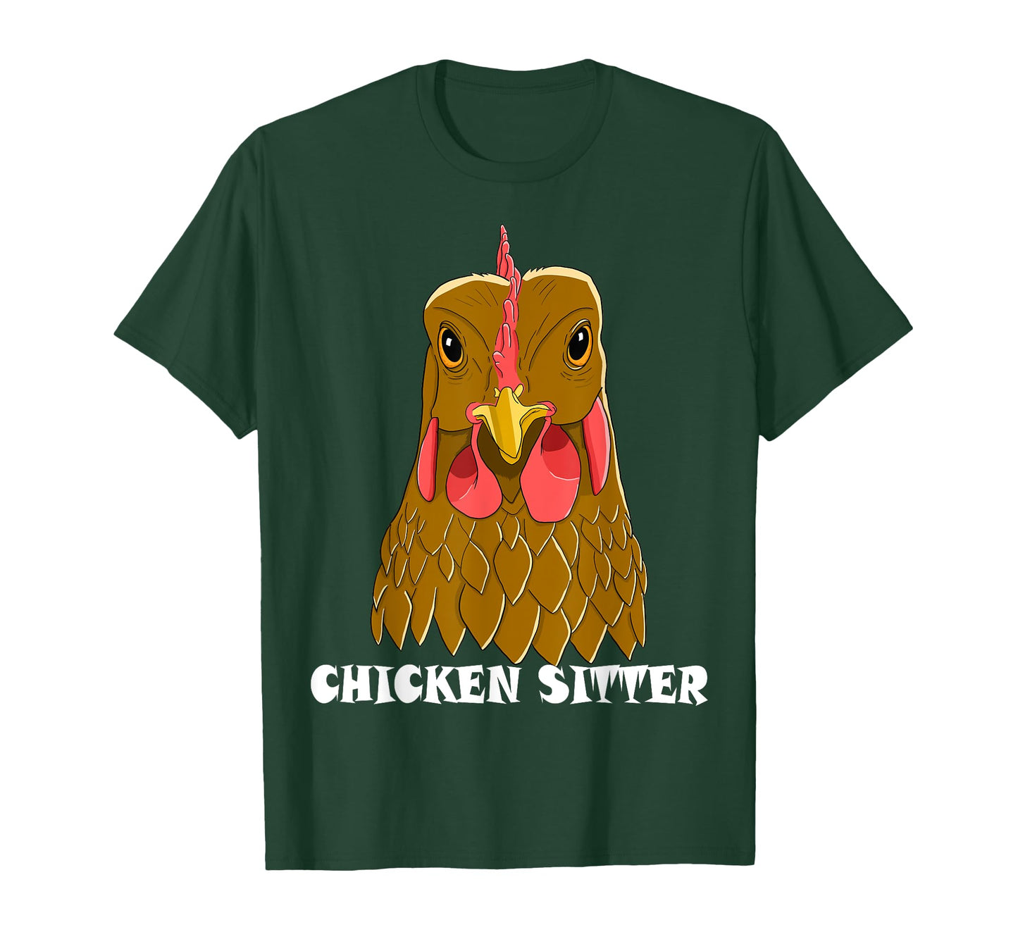 Chicken Sitter Poultry Art For Chicken Lover Farm Men Women T-Shirt