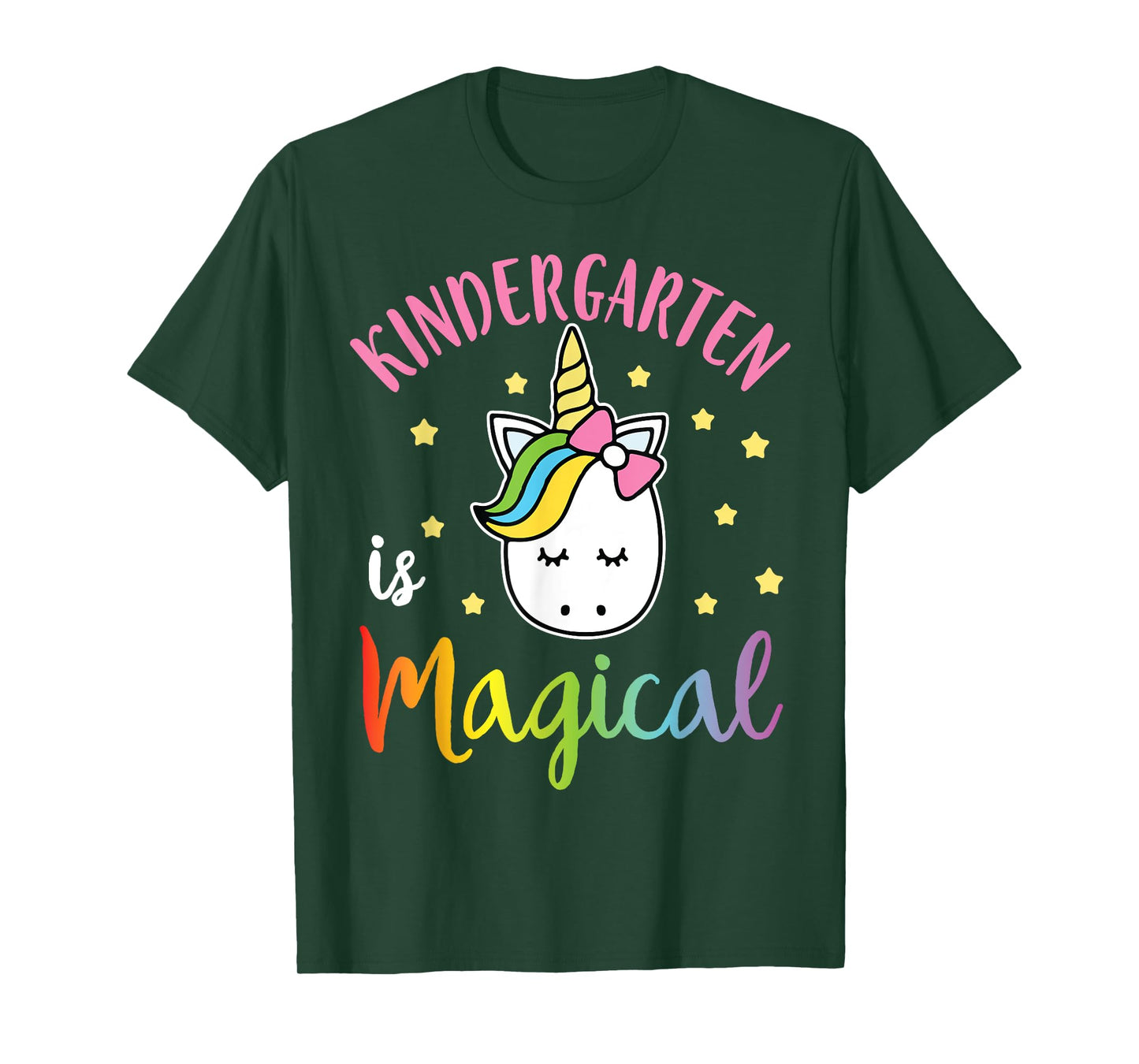 Teacher Student Senior Kindergarten Is Magical Happy Shirt T-Shirt