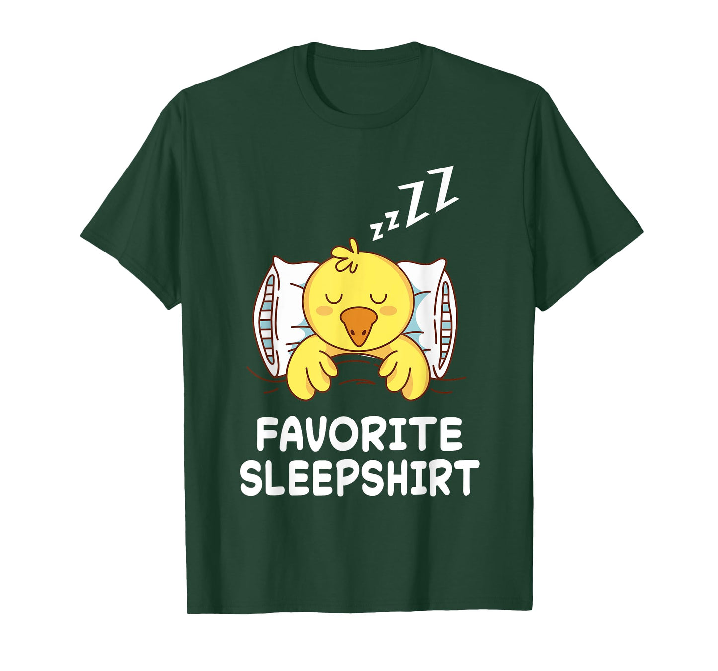 Chick Chicken Nap Sleeping Sleep Pajama Pajamas Nightgown T-Shirt