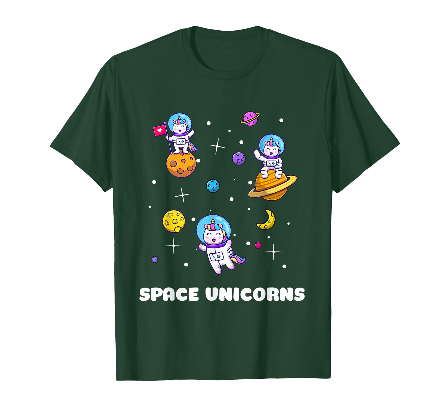 Space Unicorns Astronaut Funny Astronomy Lovers T-Shirt