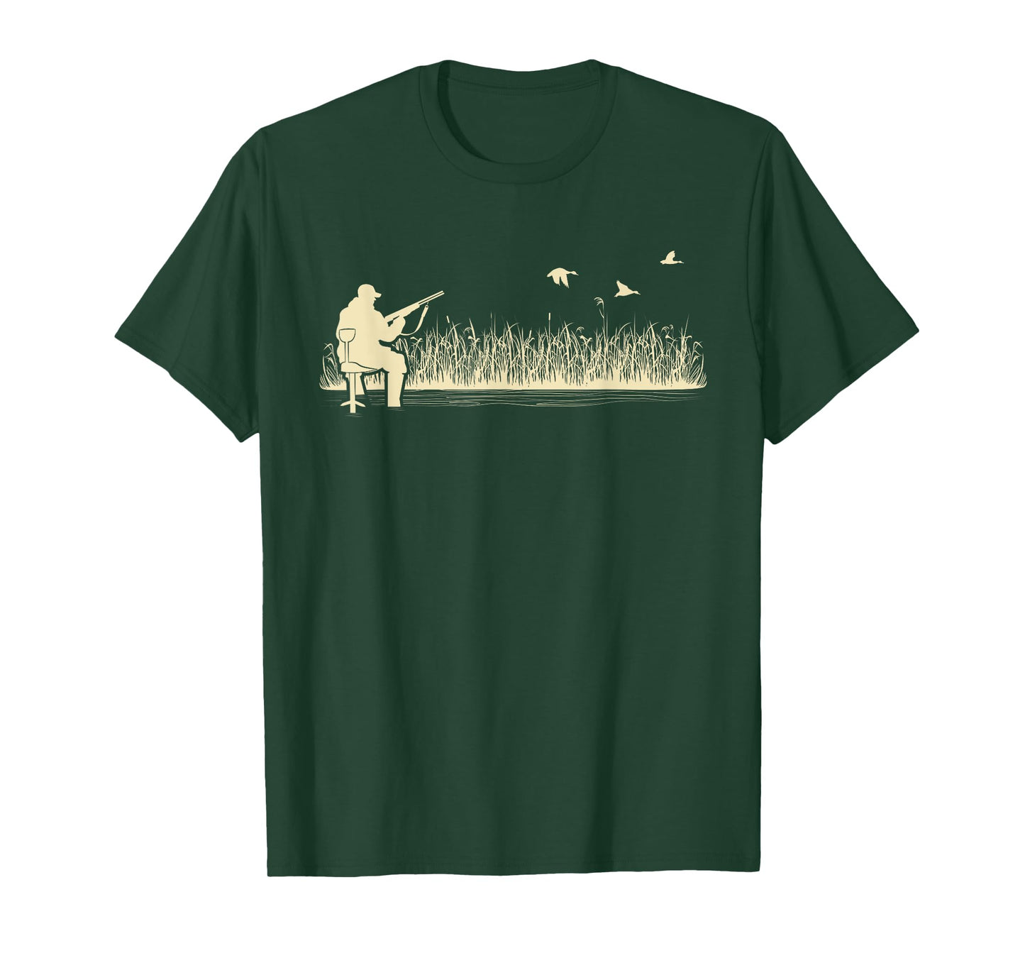 Duck Waterfowl Hunting Swamp Chair For Duck Hunters T-Shirt