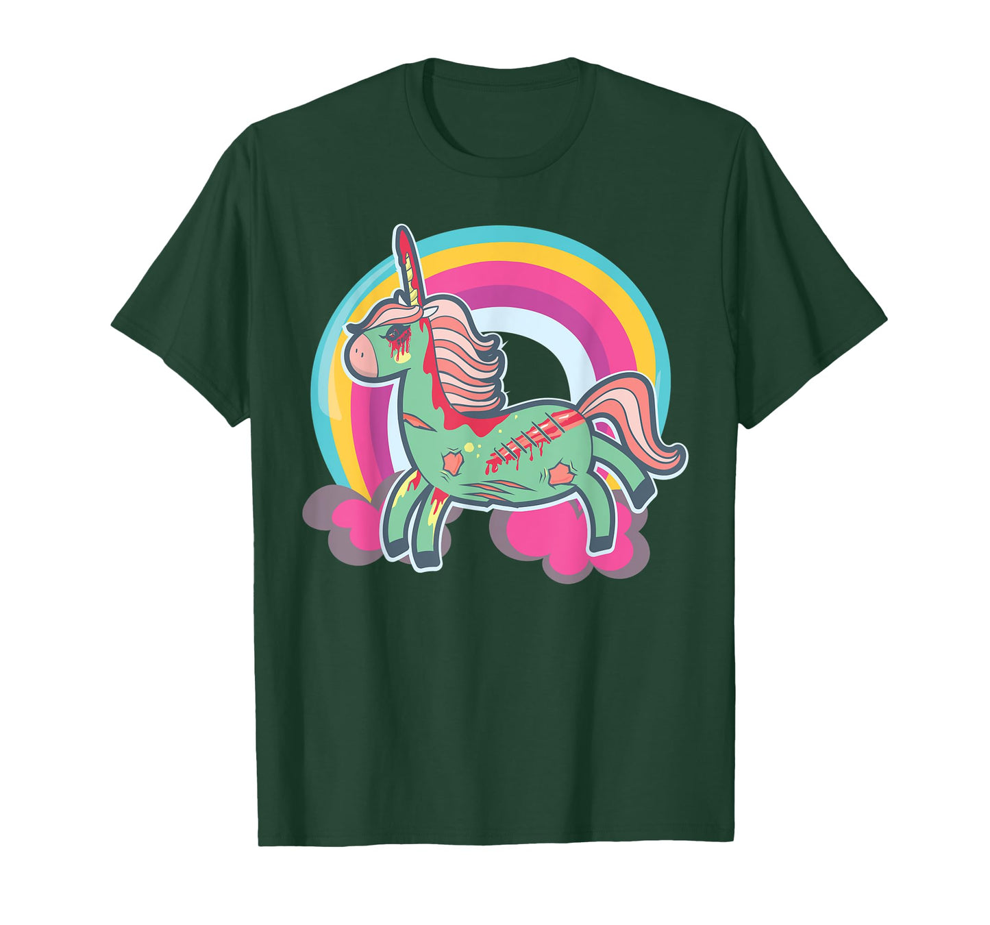 Zombicorn Zombie Unicorn Undead Pastel Halloween T-Shirt