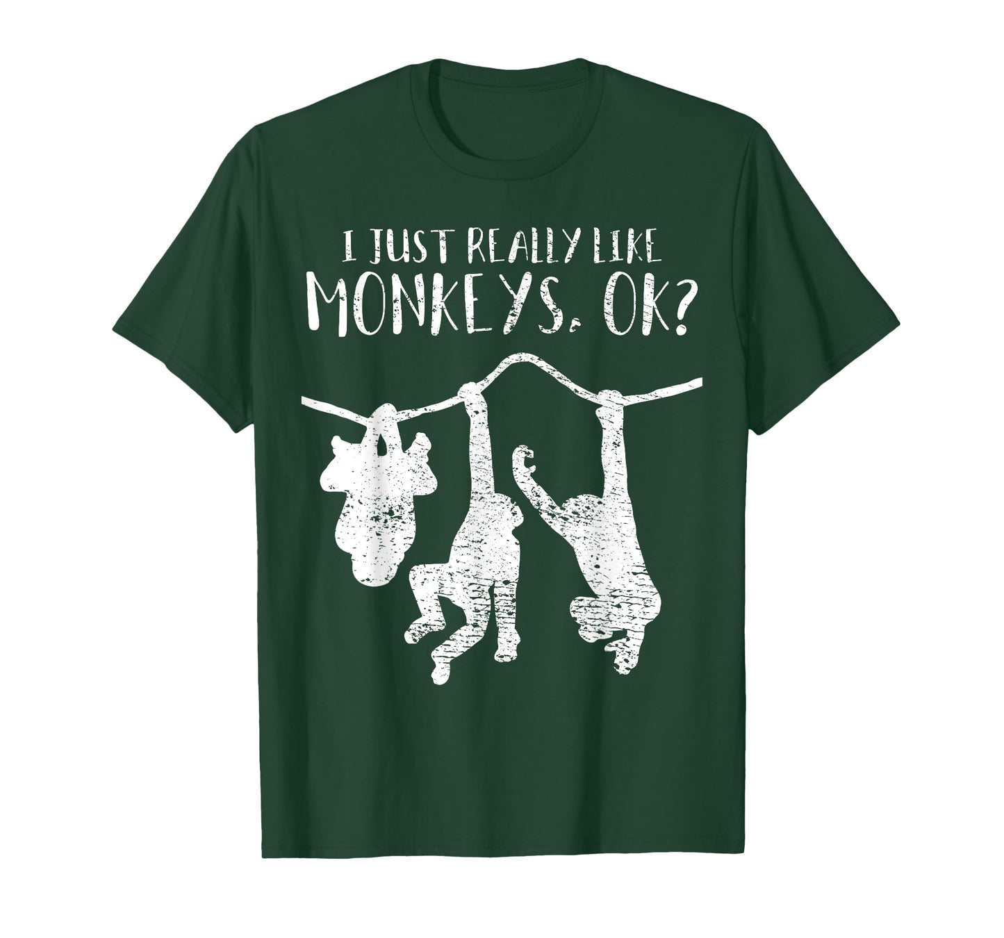 Monkeys Apes Chimps Funny Zoo Vintage Gift T-Shirt