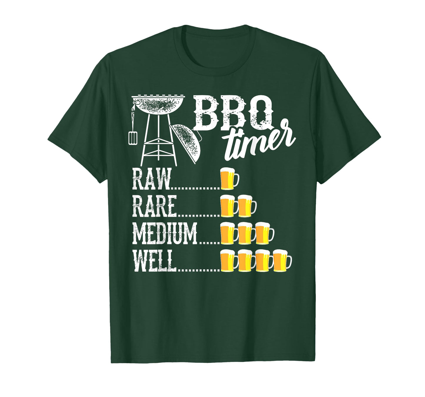 Funny BBQ Art For Men Women Grilling Meat Smoking Barbecue T-Shirt