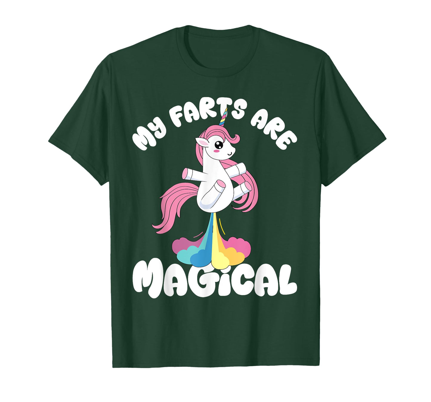 My Farts Are Magical Funny Unicorn Rainbow Farting T-Shirt