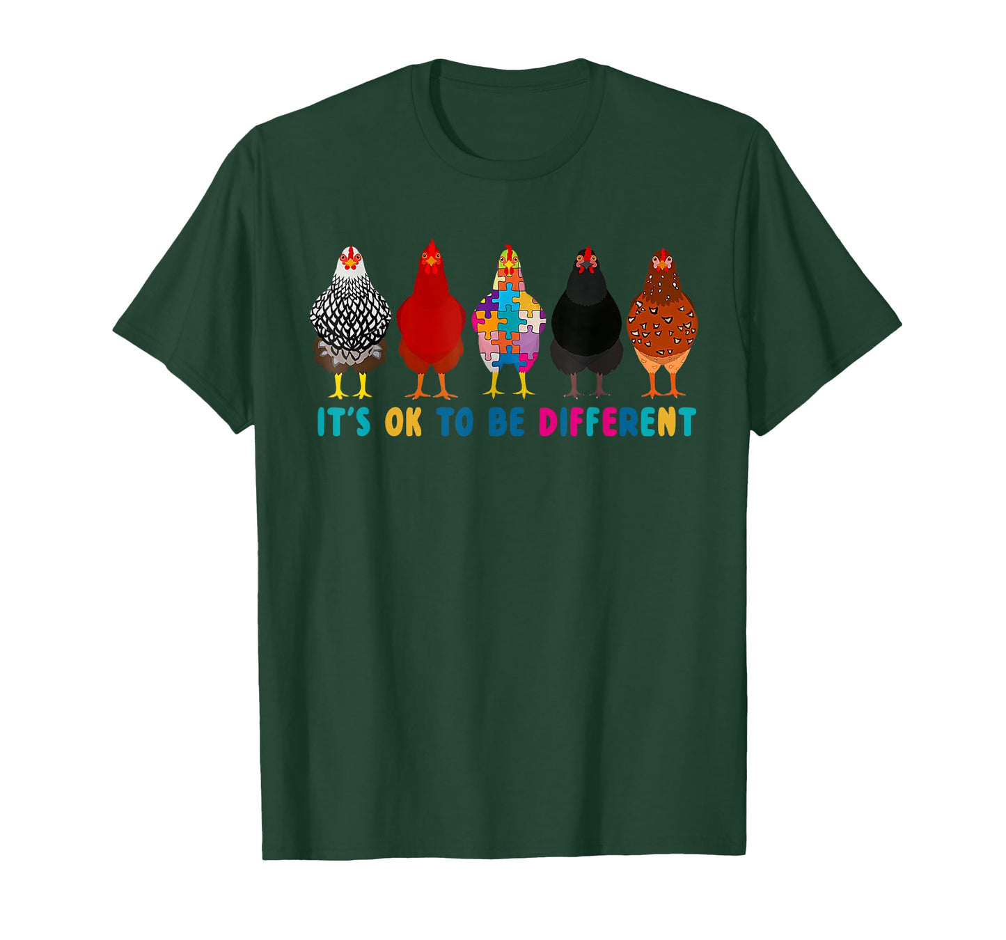 It's ok to be different chickens T-Shirt