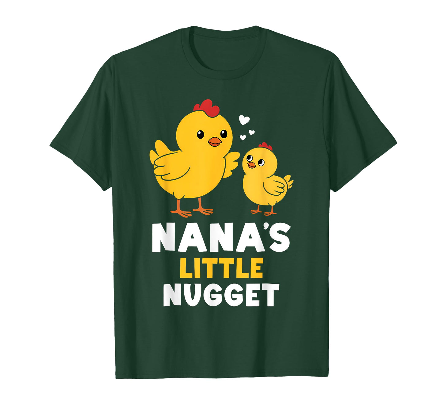 Funny Nana and Nugget Chicken Nana’s Grandchild T-Shirt