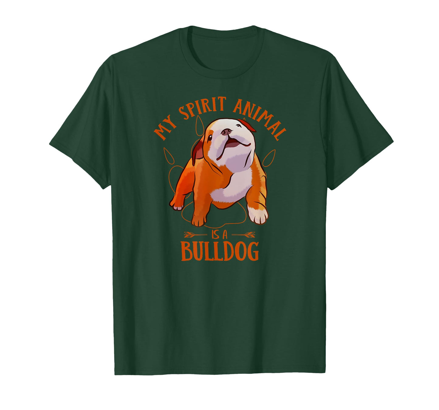 My Spirit Animal Is An English Bulldog Funny Puppy Lover T-Shirt