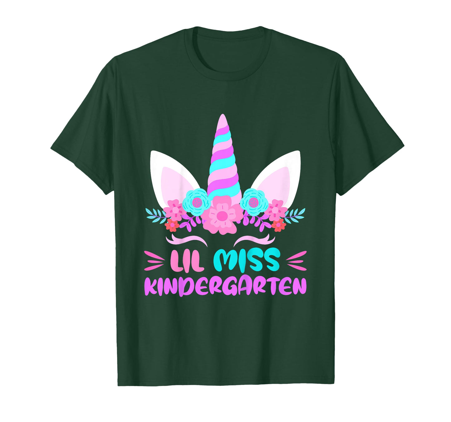 Lil Miss Kindergarten Girls First Day Of Kindergarten T-Shirt