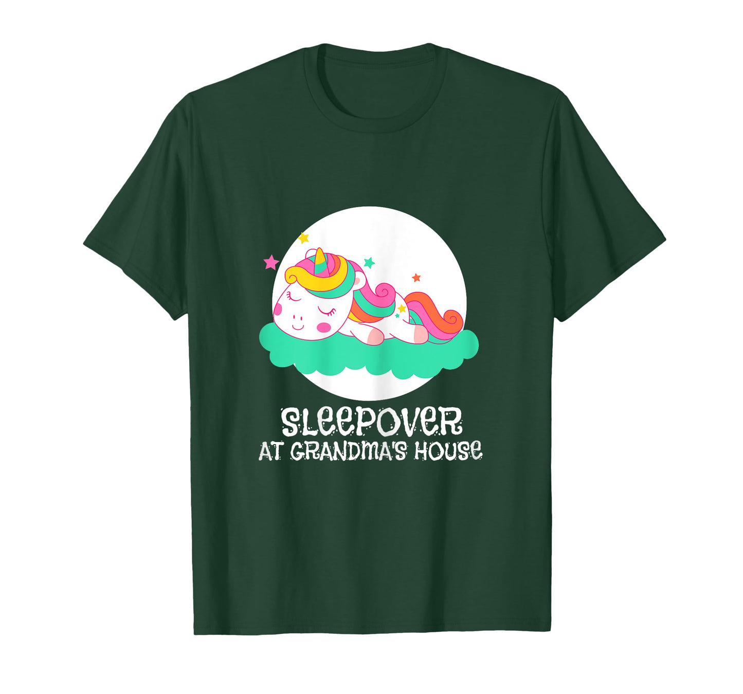 Sleepover at Grandma's Unicorn T-Shirt