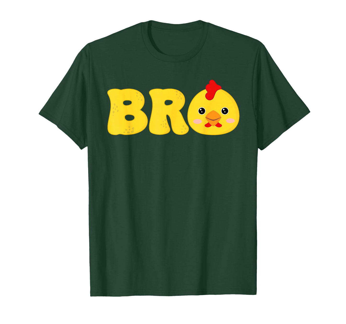 Brother of The Birthday Kids Funny Chicken Bro Family T-Shirt