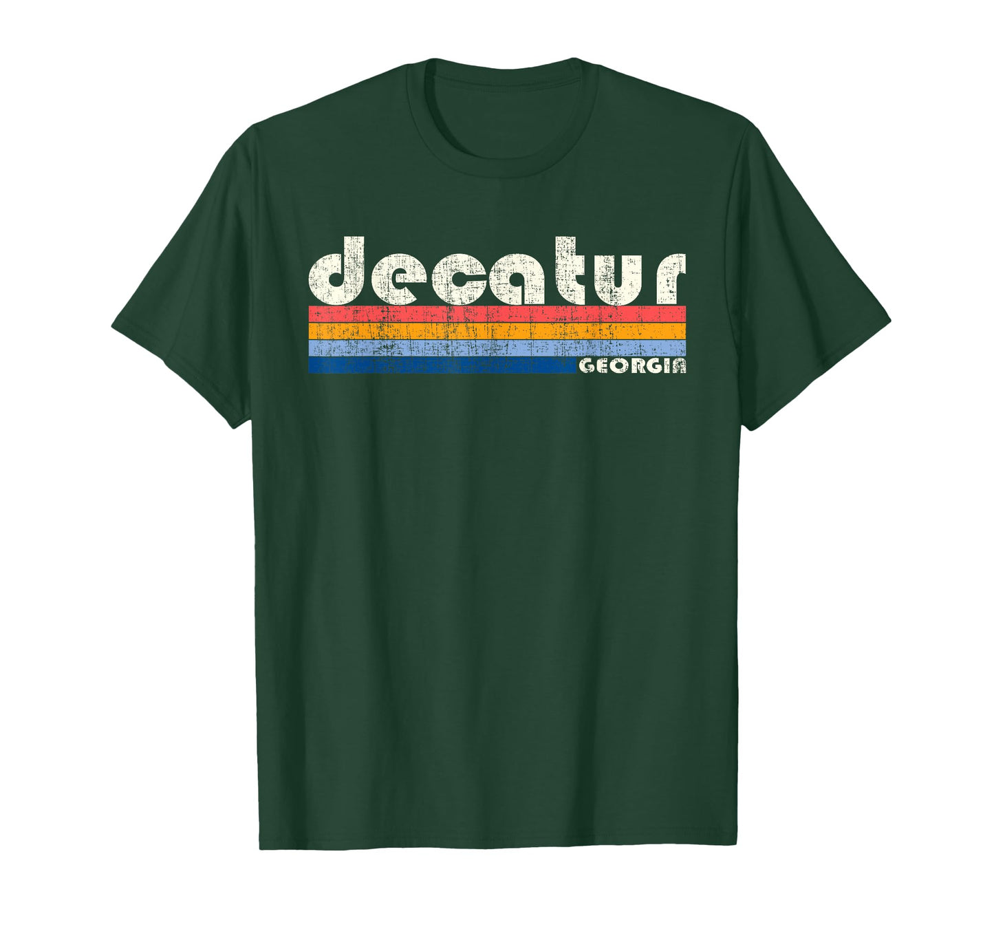 Vintage 70s 80s Style Decatur GA T-Shirt T-Shirt