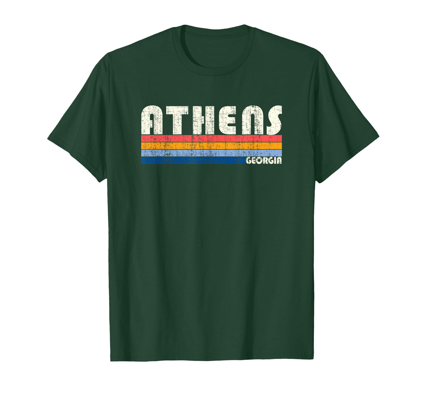 Retro Vintage 70s 80s Style Athens, GA T-Shirt