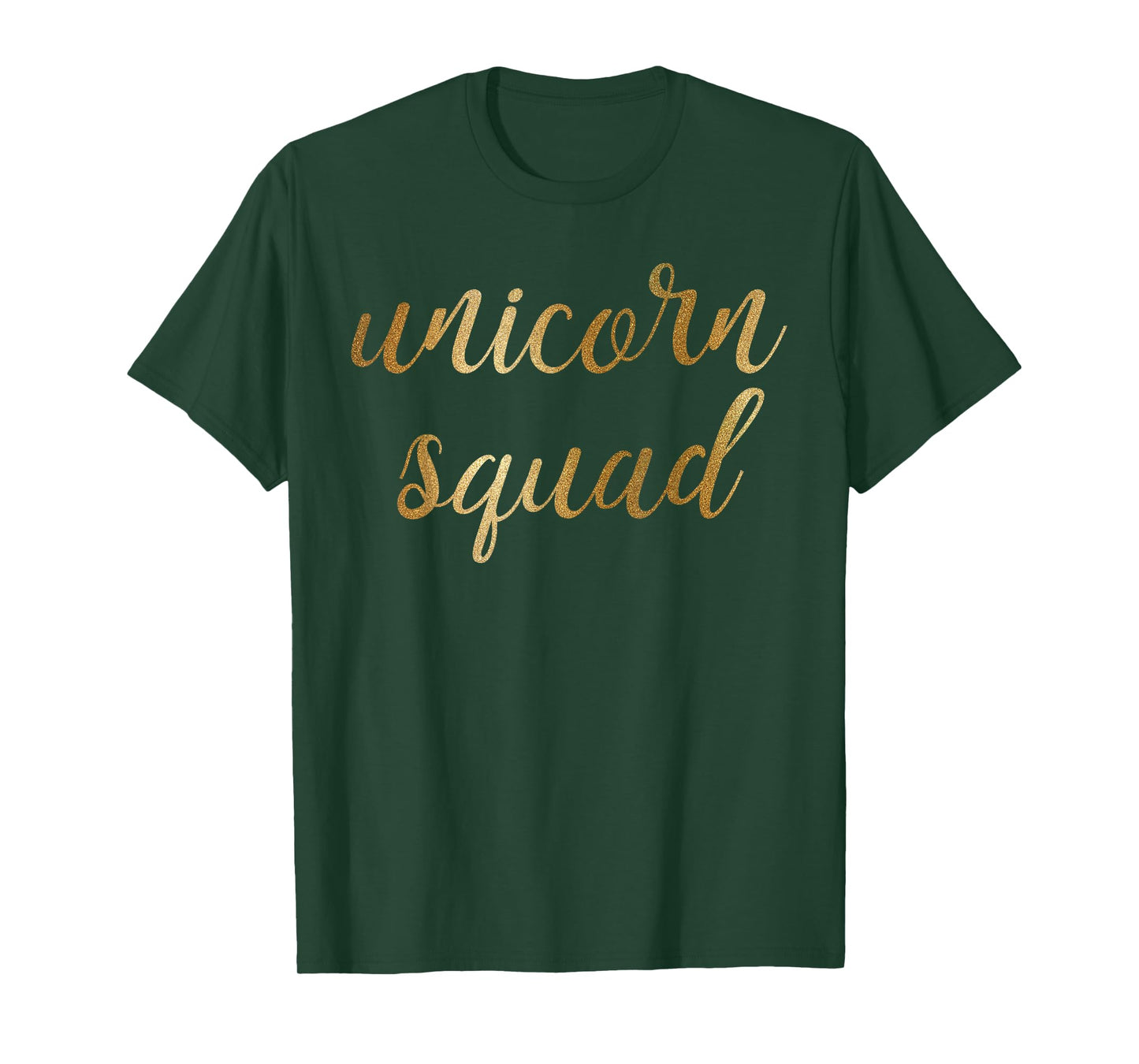 Gold Unicorn Squad Shirt Unicorn Shirt T-Shirt