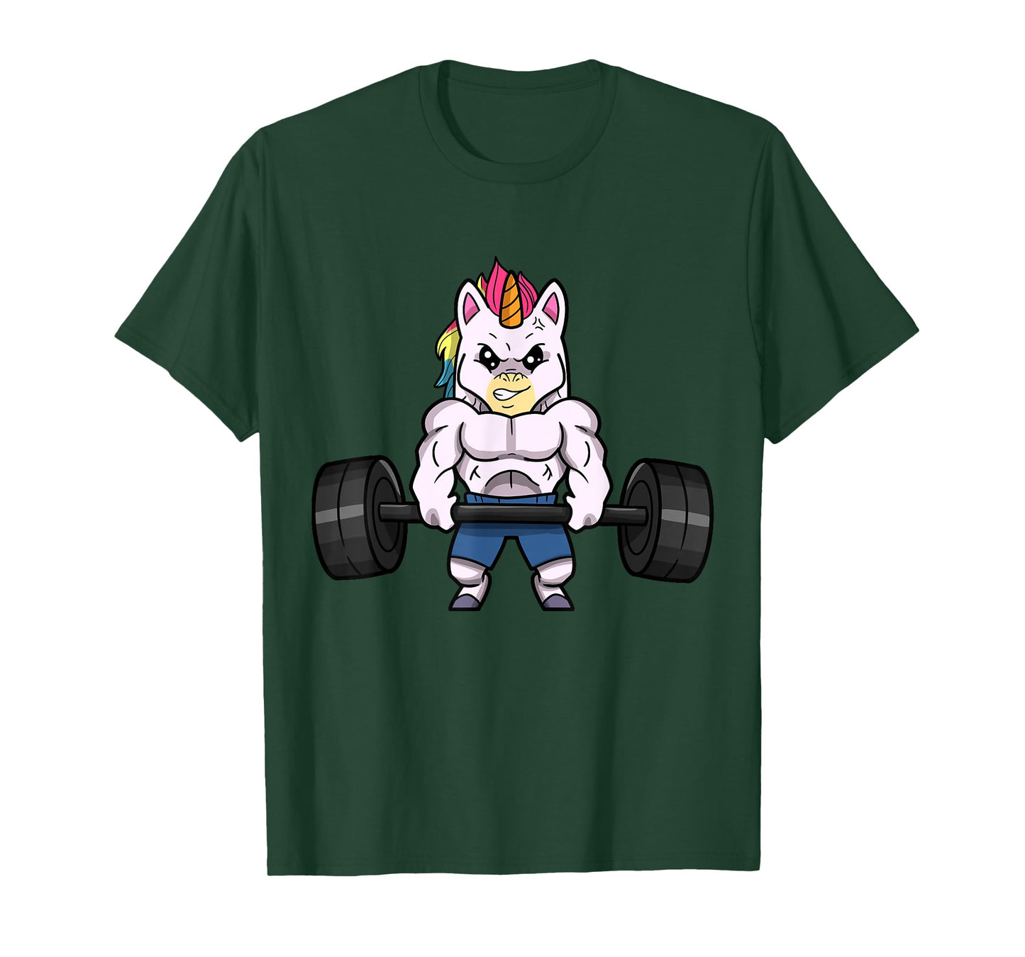 Weightlifting Unicorn Funny Powerlifting Fitness Gym T-Shirt