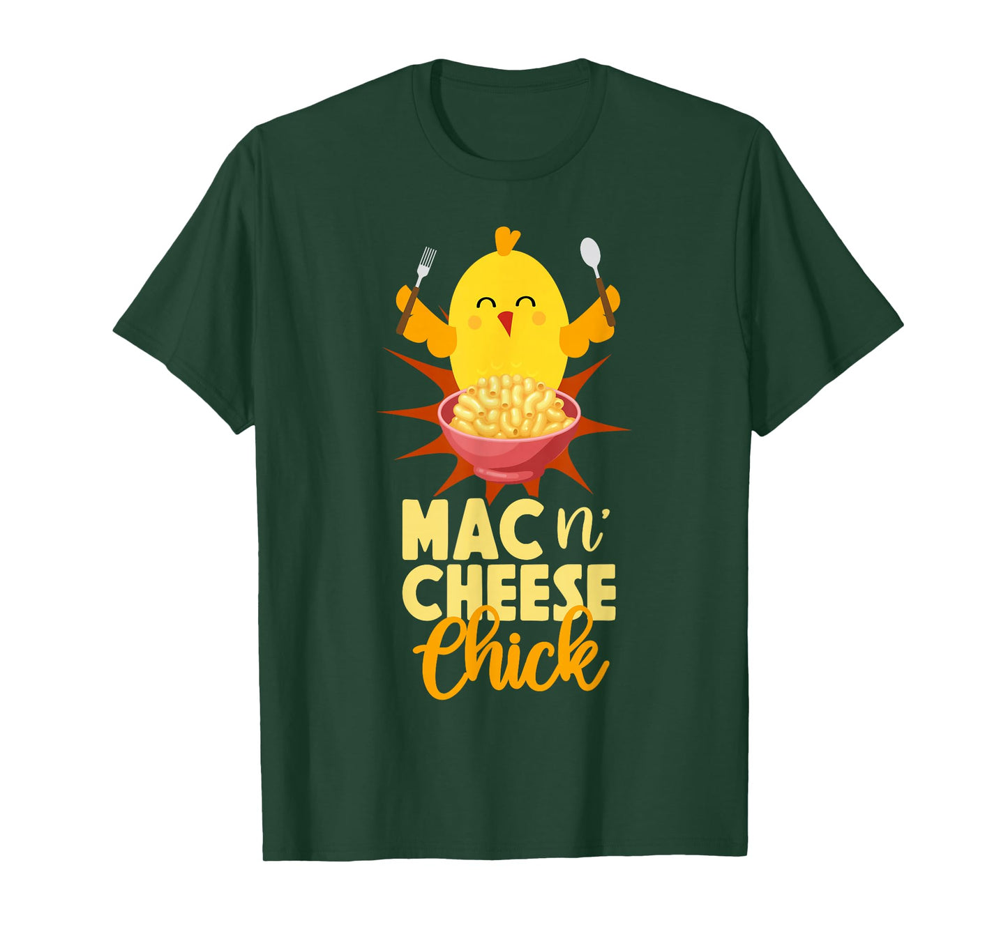 Mac And Cheese Chicken Girl Mac N' Cheese Chick T-Shirt