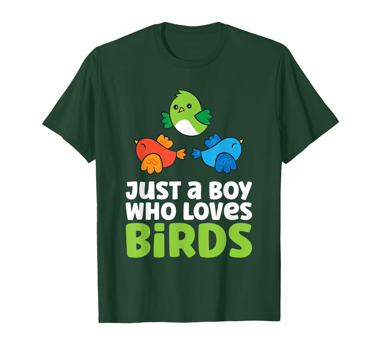 Just a Boy Who Loves Birds T-Shirt