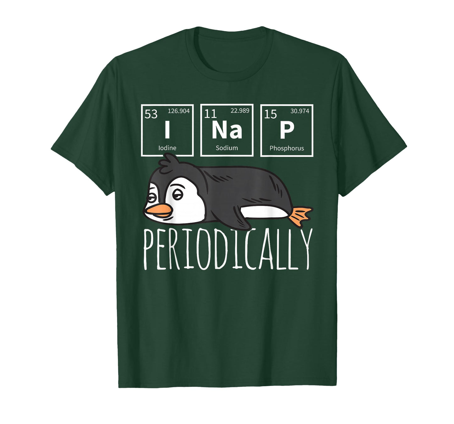 Funny Science I NAP Periodic Table Meme Meh Penguin Gift T-Shirt