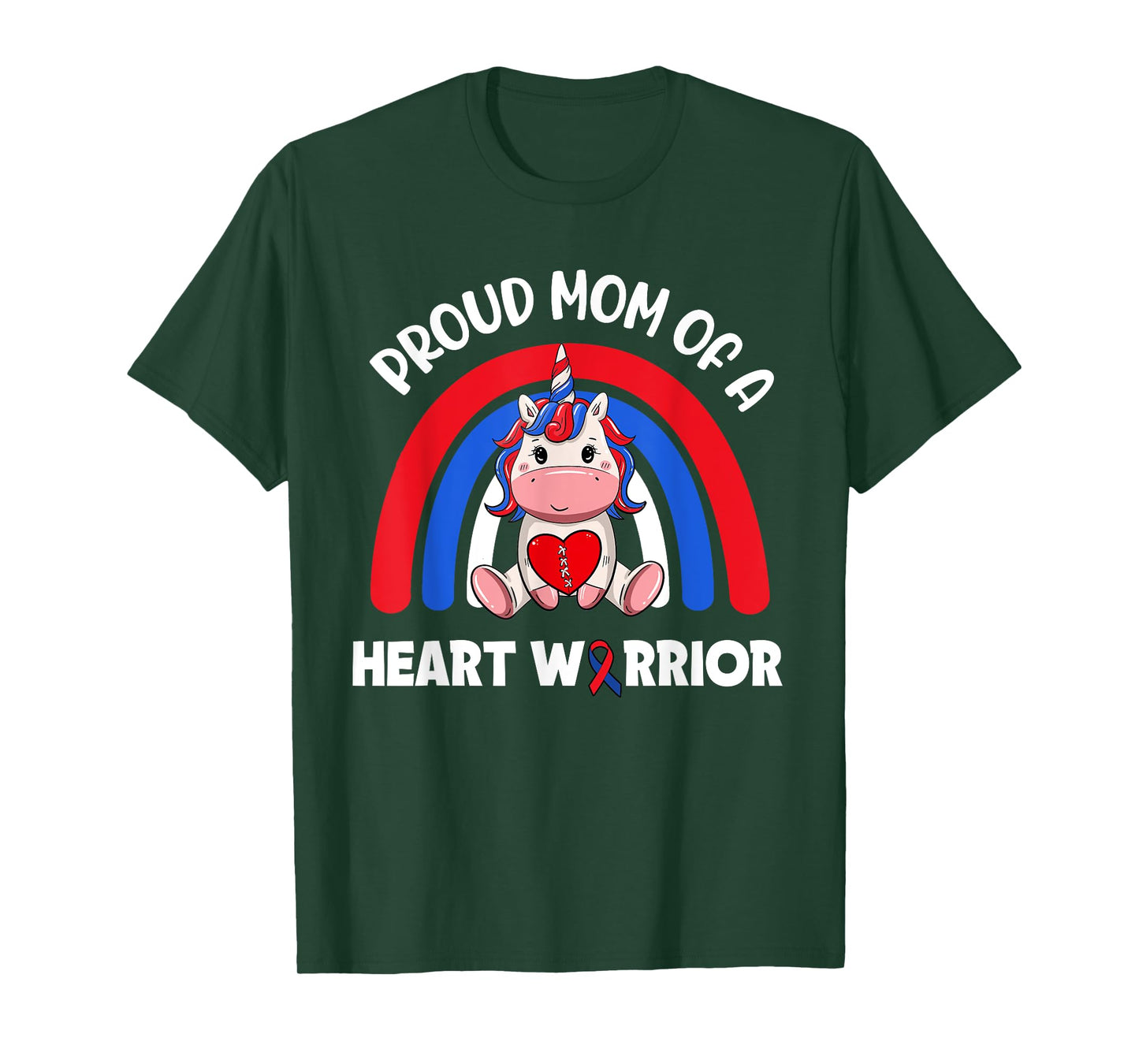 Proud Mom Of A Heart Warrior CHD Awareness Week Clothing T-Shirt