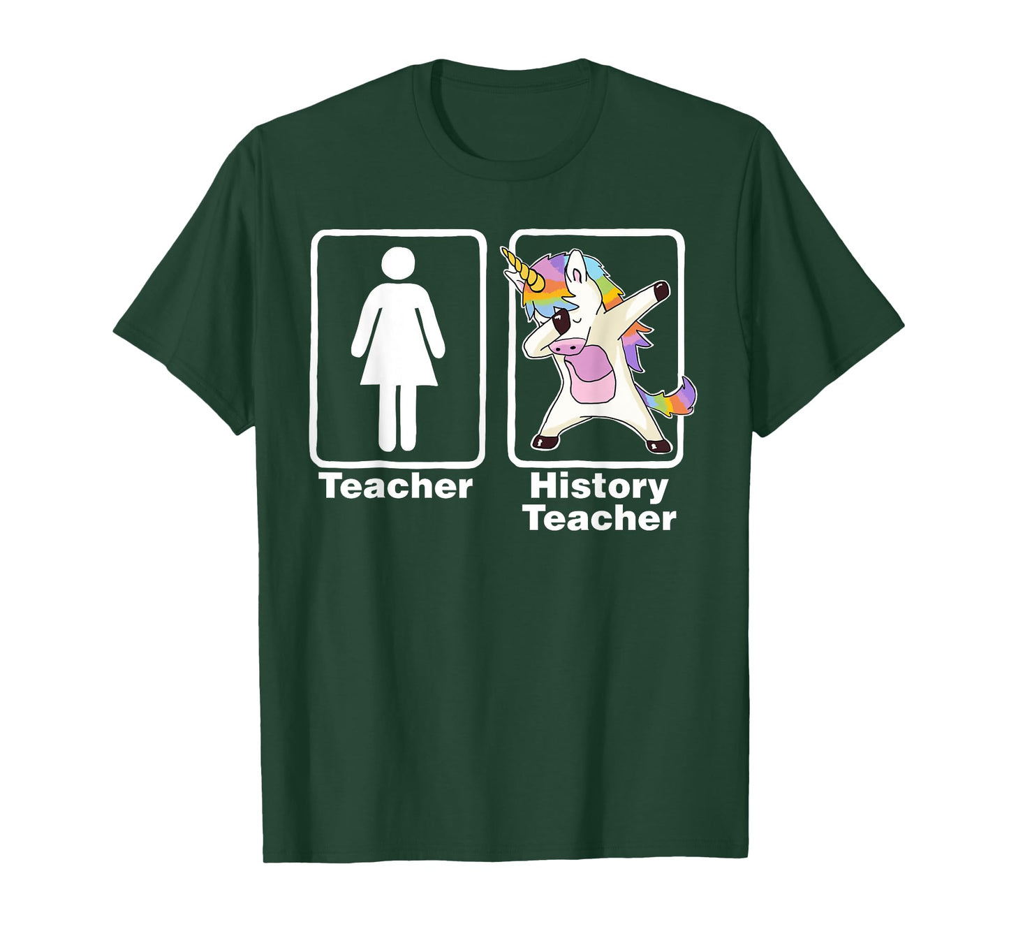Funny Unicorn History Teacher T-shirt History Teacher Gifts T-Shirt for Men Women Kids