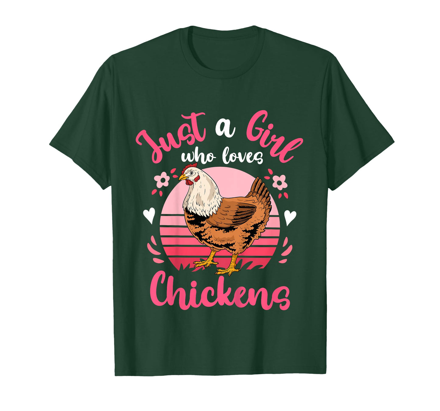 Chicken Just a Girl Who Loves Chickens T-Shirt