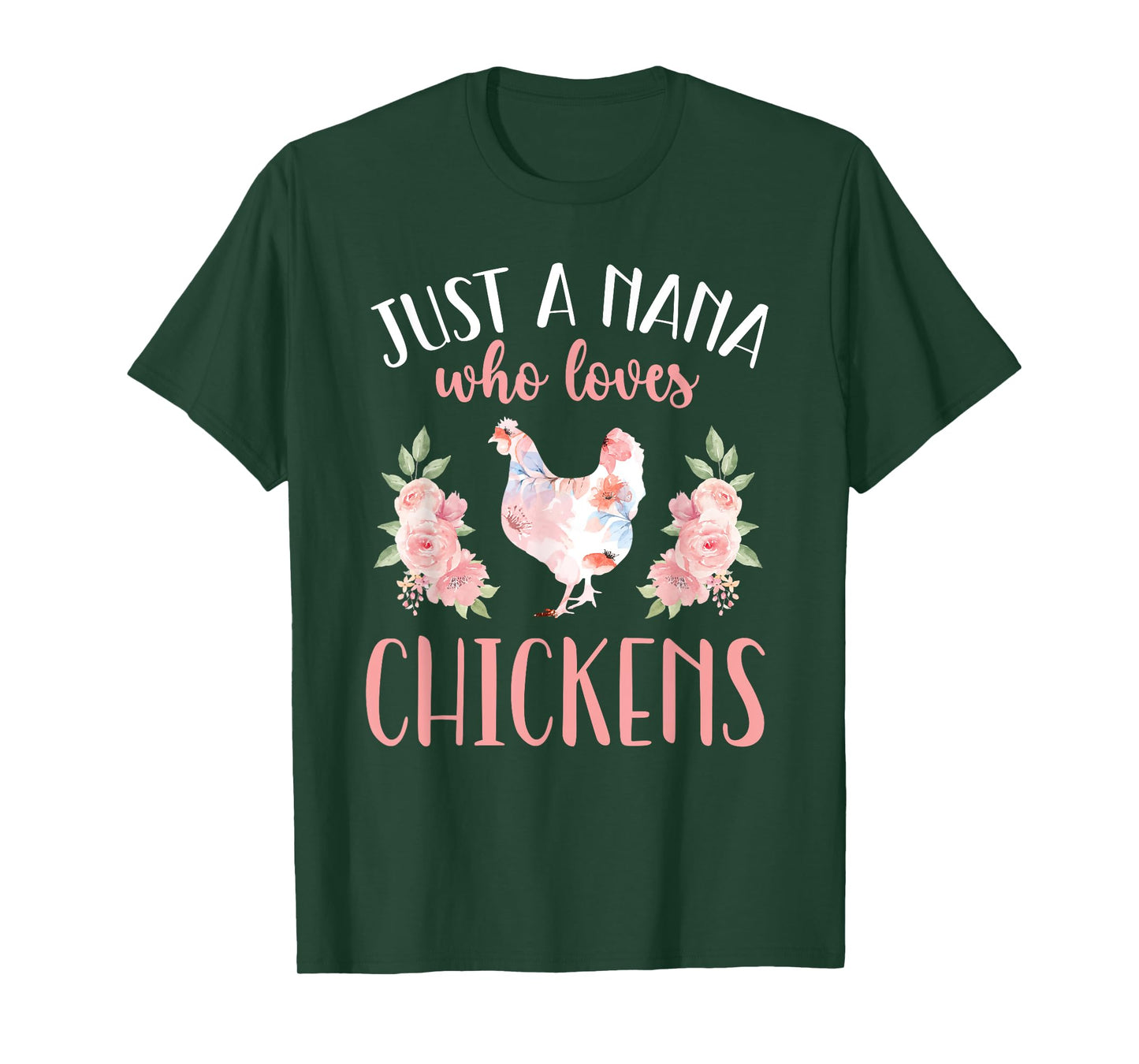 Nana Who Loves Chicken Nana Chicken Owner Chicken Farmer T-Shirt