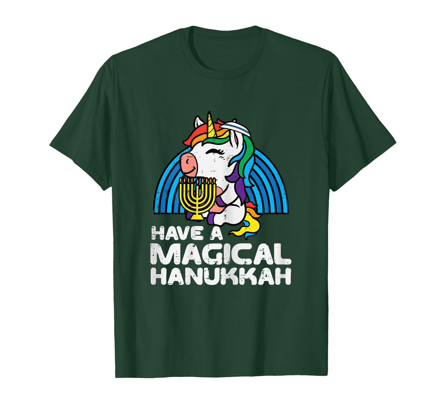 Have Magical Hanukkah Unicorn Chanukah Girls Kids Toddlers T-Shirt
