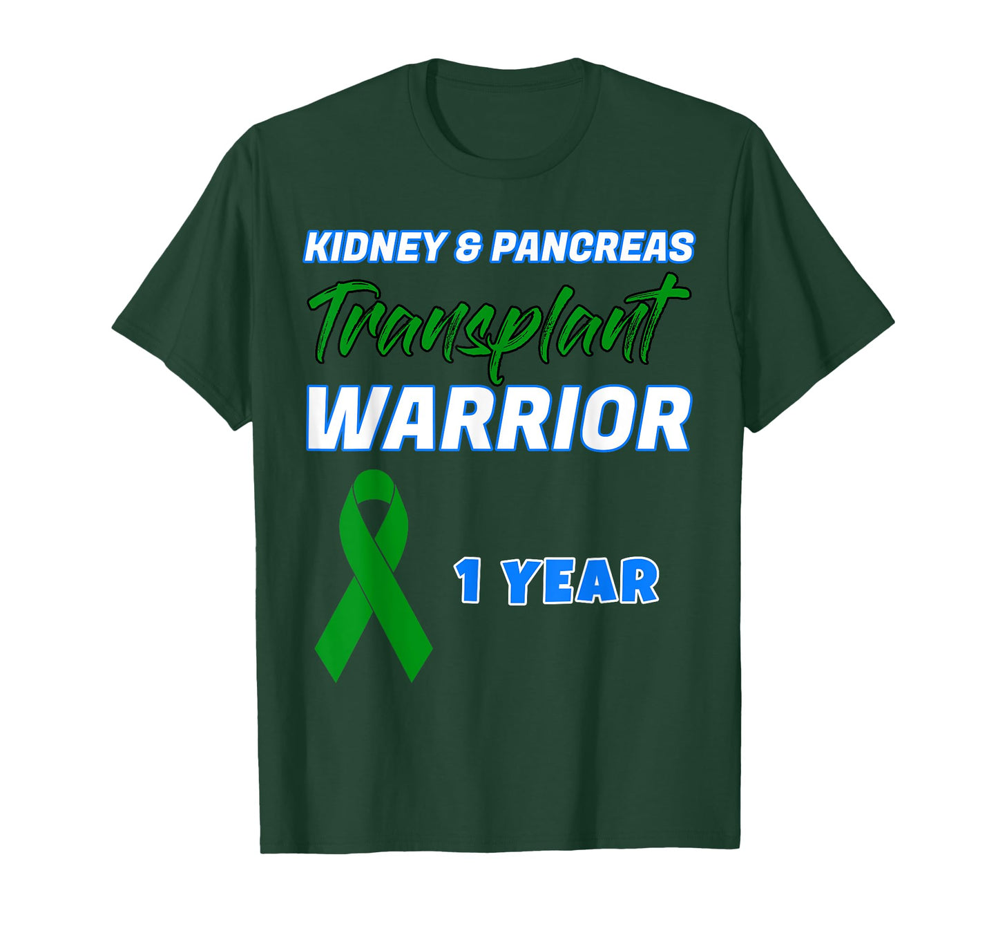Kidney Pancreas Transplant First Anniversary One Year gift T-Shirt