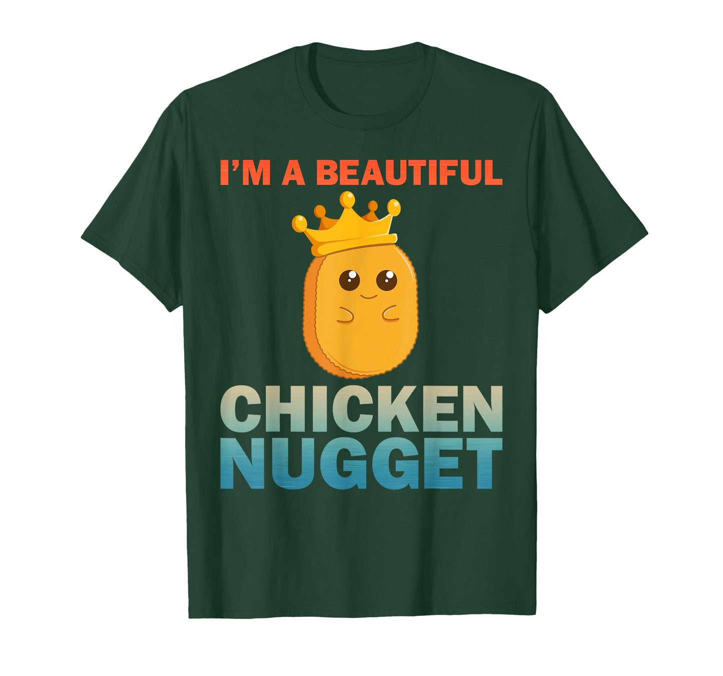 Cute Chicken Nugget Art For Women Girls Chicken Nugget Lover T-Shirt