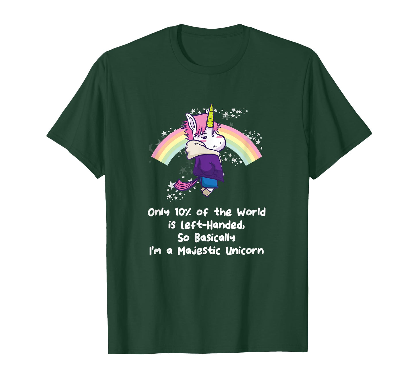 Majestic Left Handed Unicorn Left Dealer Day T-Shirt