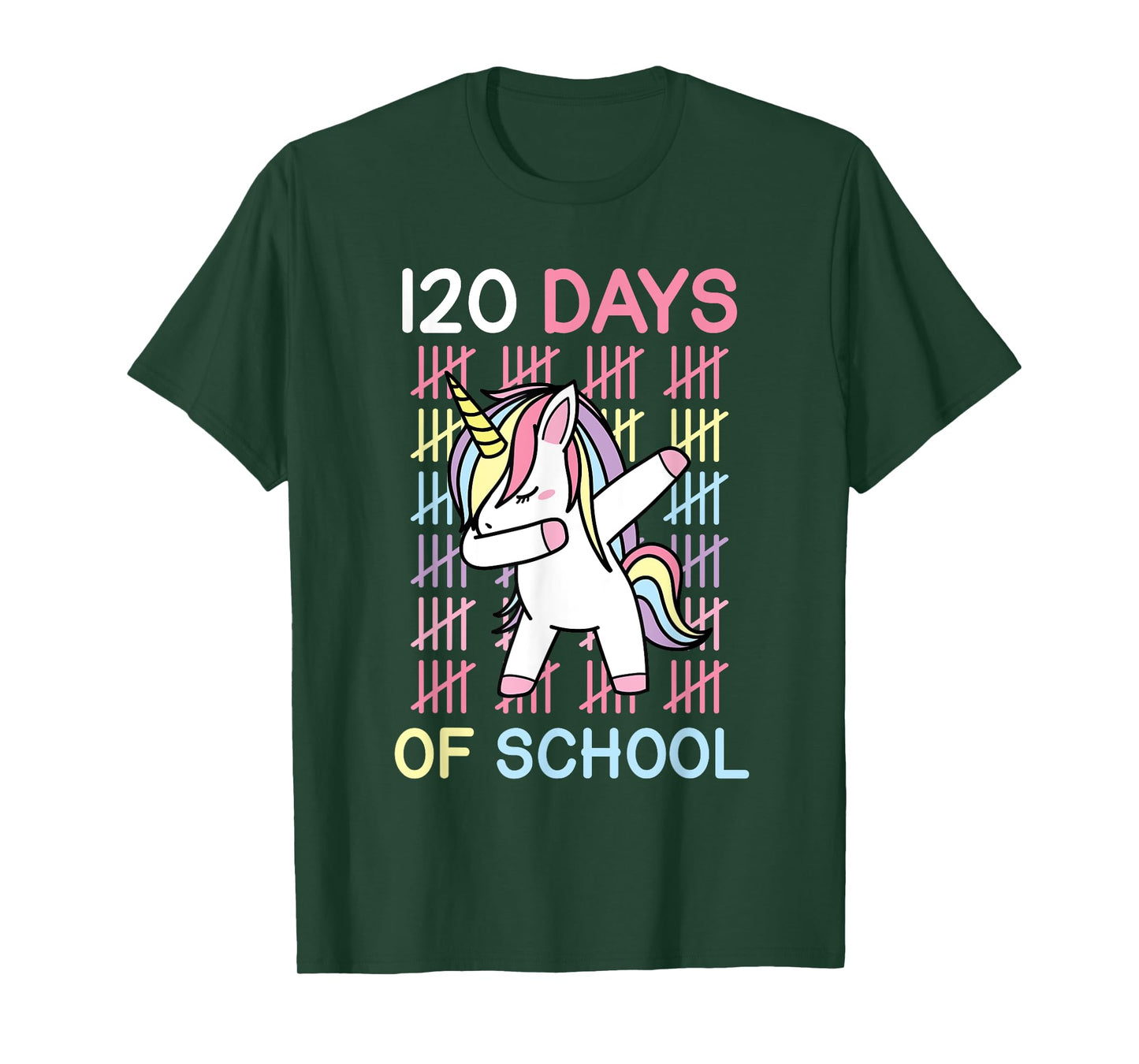 1st Grade 120 Days of School Unicorn Shirt Teacher Kids T-Shirt