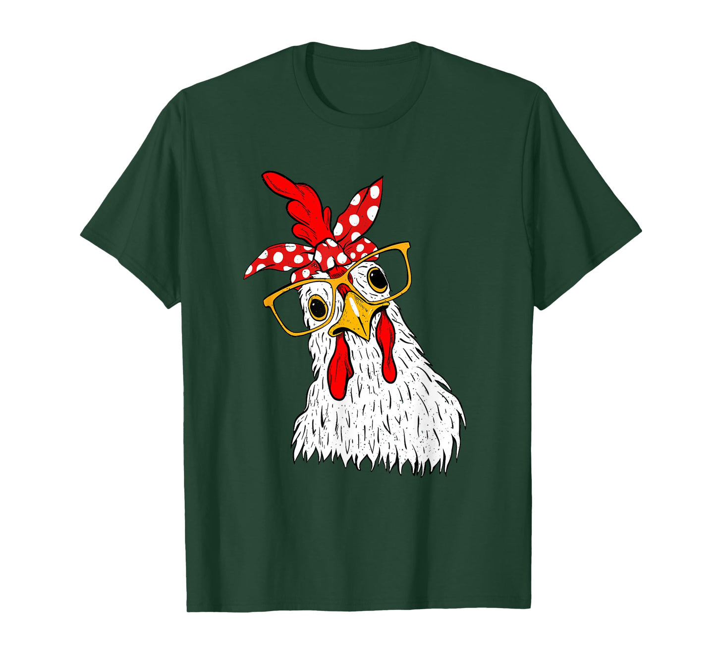 Chicken Bandana Girl - Poultry Owner Rancher Farmer Backyard T-Shirt